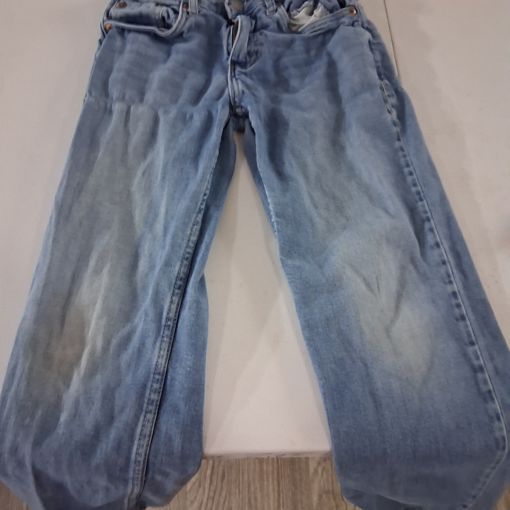 Women's Light Blue Straight Leg Jeans